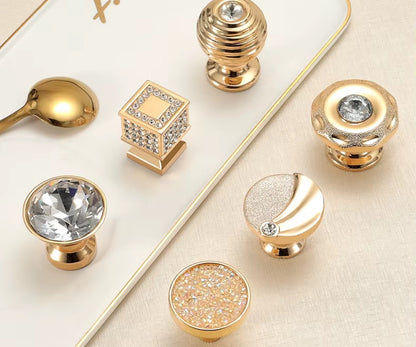 Möbelgriffe Luisa Gold farbig Detail