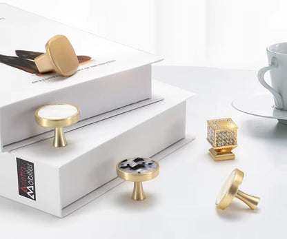 Möbelgriffe Luisa Gold farbig Präsentation