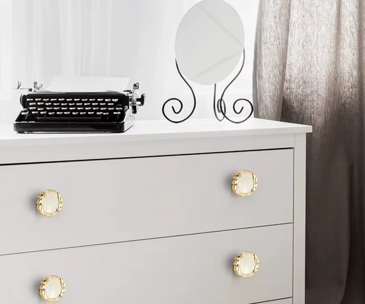 Möbelgriffe Luisa Gold farbig Kommodengriff