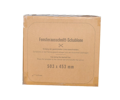 Pantheratec Wohnmobil Ausstellfenster 500x450mm Schablone Ausschnitt