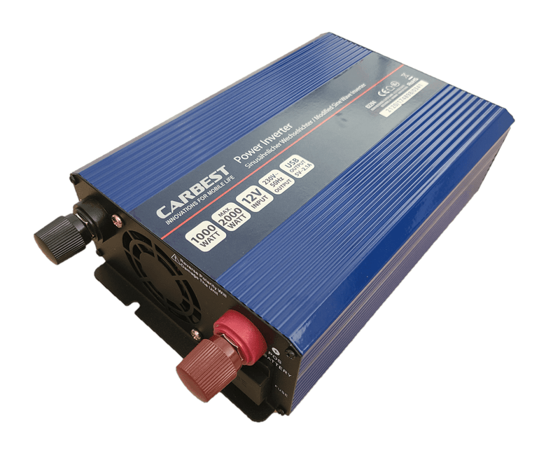 mobile Solar - 1000W Wechselrichter, 12V/230V