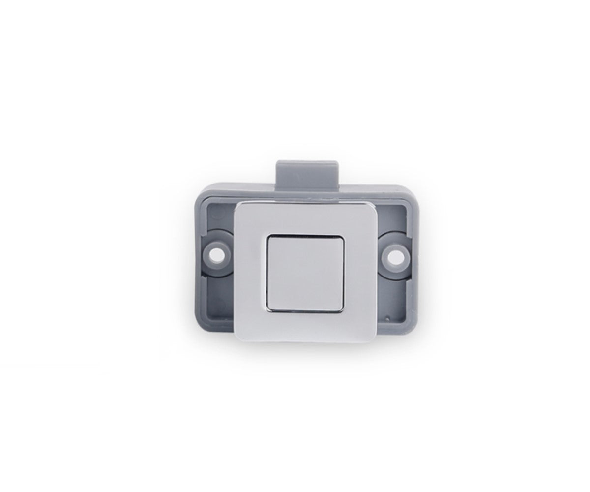Push Lock Merle | Camper Möbelschloss quadratisch für 15mm Wandstärke