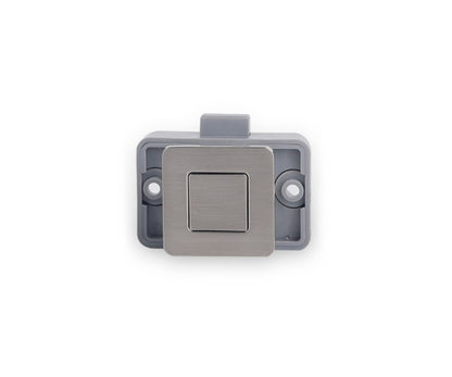 Push Lock Merle | Camper Möbelschloss quadratisch für 15mm Wandstärke