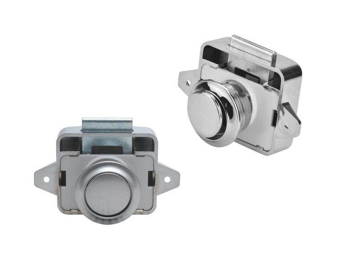 Push Lock Standard Chrom oder matt silbern | Camping Pantheratec